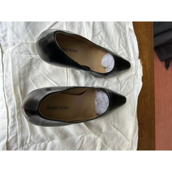Karen Scott Clancy Closed Toe Heel, Women 8.5/9. With Box Black - Picture 3 of 6